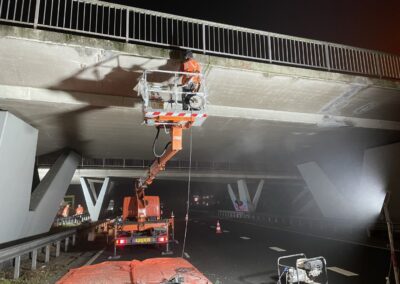 Betonreparatie Zijkant viaduct