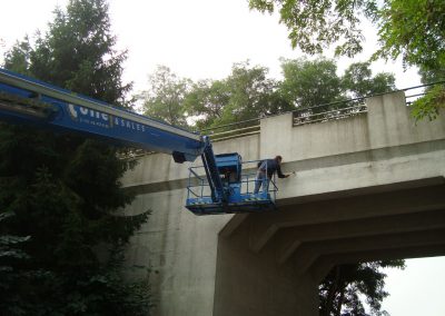 Inspectie viaduct